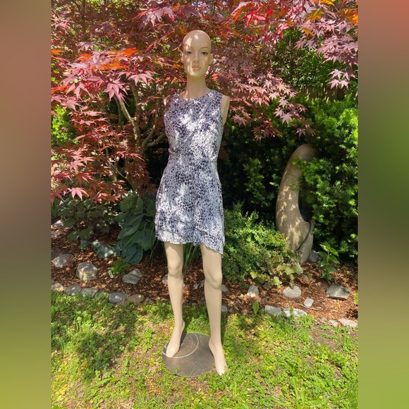 Animal Print Asymmetrical Mini Dress - Picture 4 of 14